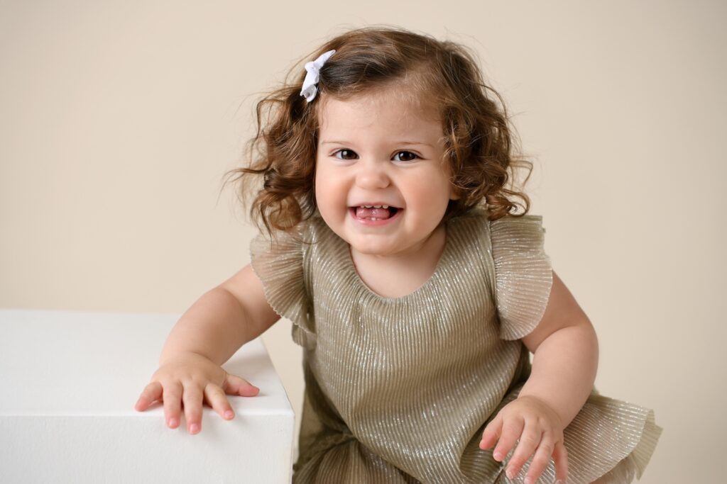 Child photographed during Summer Studio Portrait Sessions in Glen Mills, PA